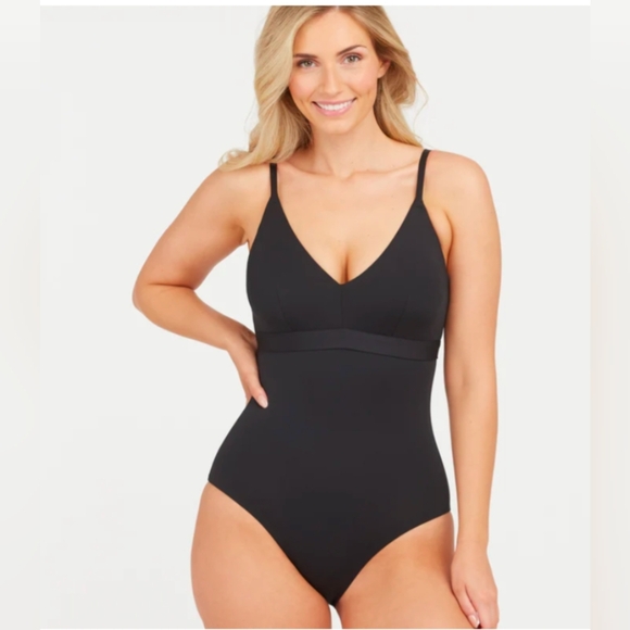 SPANX Black Women Swim One Piece - Picture 4 of 10
